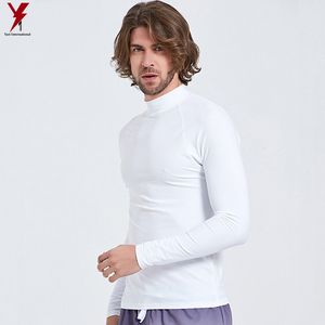 OEM ODM pelindung ruam pria sublimasi dicetak kaus pelindung ruam menyelam berselancar di Gym Bjj - Product Image 4