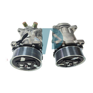 JCB คอมเพรสเซอร์ AC สำหรับรถขุดคอมเพรสเซอร์เครื่องปรับอากาศ10PK 5H14-6656 12V - Product Image 6