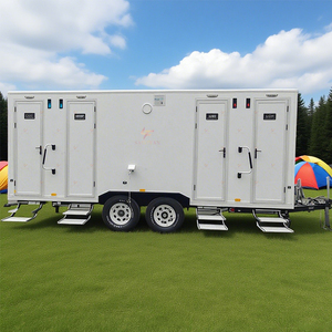 <span class=keywords><strong>Toilettes</strong></span> portables haute capacité avec fonction d'auto-nettoyage <span class=keywords><strong>Toilettes</strong></span> multi-stations pour festivals en plein air - Product Image 1