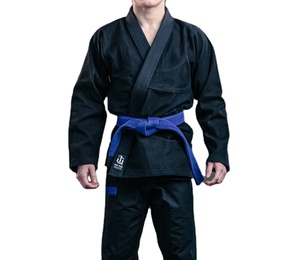 กิโมโนสำหรับผู้ใหญ่ BJJ ผ้าฝ้ายย้อมสี100% ล้วนสำหรับผู้ใหญ่เสื้อผ้าศิลปะการต่อสู้ทำโลโก้ได้ตามต้องการ - Product Image 1