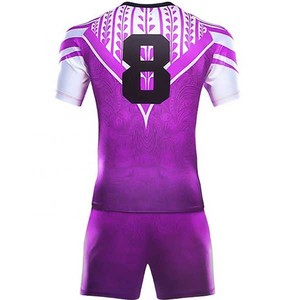 Uniformes de rugby violets pour hommes Kits d'équipe sur mesure avec tissu de performance respirant idéal pour les matchs et l'unité de l'équipe - Product Image 6