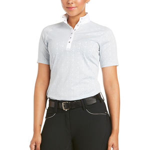 Camisetas ecuestres de algodón con estampado personalizado para mujer, camisetas ecuestres de algodón, suministro de ropa estilo vaquera OEM para marcas minoristas - Product Image 5