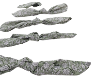Ensemble de serviettes en coton 100% imprimées à la main avec des motifs floraux - Écologiques, durables, style américain, pour mariage, maison, restaurant, décoration de table