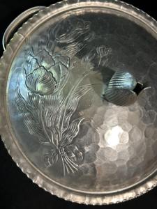 High Quality Silver Finished Floral Engraved Metal Casserole Ideal <b>For</b> Wedding Buffet Catering And Event <b>Food</b> Display From India - Product Image 3