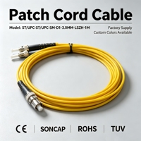OEM SC-LC Fiber Optic Patch Cord Single Mode Simplex / FC APC Fiber Optic Pigtail Cable Assembly