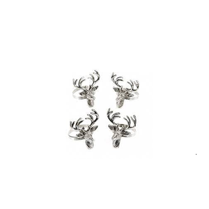 Soporte de anillo de latón para servilletas, decoración de fiesta de Hotel, con cuentas, celebración de boda, producto en oferta - Product Image 1