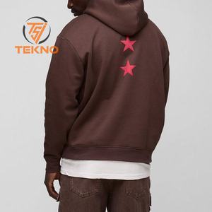 Vêtements d'extérieur unisexe Puff Printing hoodies Top Trend Anti Wrinkle Offre Spéciale de haute qualité pas cher prix Puff Printing sweats à capuche pour hommes - Product Image 3