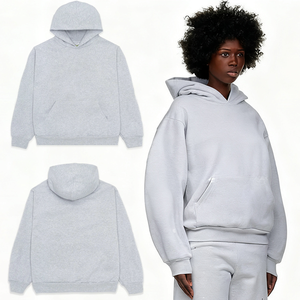 <b>Hoodies</b> Heavyweight <b>Fleece</b> Winter <b>Oversized</b> Factory Percent Cotton Various Graphic Logo Puff Printing Streetwear Sports Pullover - Product Image 1