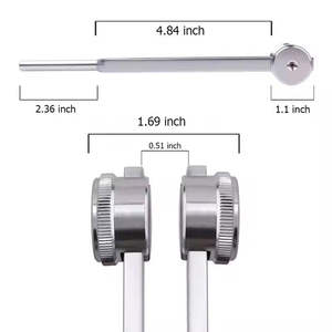 Lhgtf ชุดทดสอบการได้ยินทางการแพทย์ชุดตรวจวินิจฉัยระบบประสาทชุดอลูมิเนียมอัลลอยด์128Hz ส้อมเสียงด้วยค้อนเครื่องมือ surgiright - Product Image 5