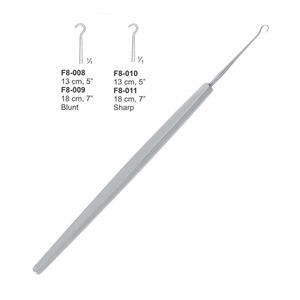 MEDIHEAL SURGICAL CORPORATION Crochets chirurgicaux en acier inoxydable pour la peau, à extrémité en forme de tuile, type Joseph, à pointe simple, 2 mm, 5 mm, à pointe acérée - Product Image 1