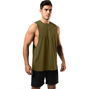 เสื้อกล้ามผู้ชายใส่สบายเสื้อแขนกุดฟิตเนสเพาะกายออกกำลังกายยิม - Product Image 3