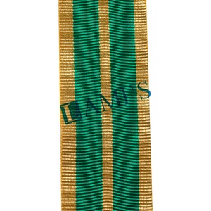 Rubans de médailles cérémonielles en fil de couleur unie, vente en gros OEM, meilleur prix, couleur personnalisée - Product Image 1