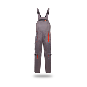 2024 Factory Sale Breathable 100% Cotton <b>Coverall</b> Construction Industry Safety Work Uniform with <b>Bibs</b> for Workers - Product Image 4