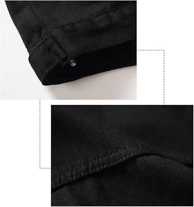 Gilet en jean unisexe Ryan Pro Gear, nouveau design tendance, sans manches, pour homme et femme, veste en jean à capuche pour femme - Product Image 6