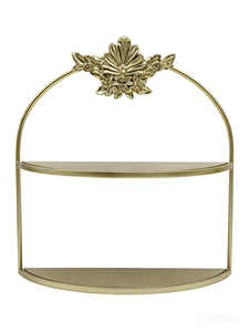 Étagère murale décorative moderne en résine et métal, à niveaux, pour cuisine et salon, étagère de rangement au-dessus des toilettes et pour entrée - Product Image 3