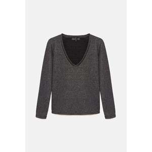 เสื้อยืดคอวีแขนยาวเนื้อผ้ามันเงา - Product Image 5