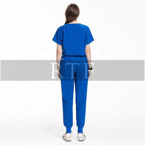 ชุดสครับทางการแพทย์ผ้าสแปนเด็กซ์เนื้อนุ่มปรับแต่งได้สำหรับผู้หญิงเครื่องแบบพยาบาลเฉพาะบุคคลสำหรับฤดูใบไม้ร่วงขนาดพิเศษ - Product Image 5