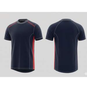 T-shirt de sport piqué pour femme, motif endurance pan gujarat, tissu texturé 100 % polyester - Product Image 2