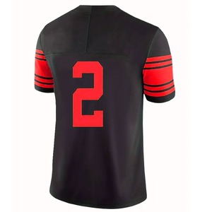 2025 personnalisé grande taille maillot de football américain pour adultes OEM vente en gros vêtements d'équipe sportive - Product Image 2
