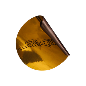 Pegatinas de Vinilo Doradas Personalizadas para Cascos, Bicicletas, Gorras de Seguridad, Eventos Promocionales, Uso en Marketing, Resistentes al Agua y a Desgarros - Product Image 5