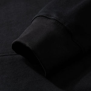 100% algodón 380gsm conjunto de Sudadera con capucha de punto de gran tamaño hombres logotipo personalizado Sudadera con capucha de manga larga de talla grande - Product Image 4