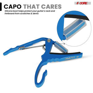Capo de Guitarra de 5 Cuerdas de Cambio Rápido para Guitarra Acústica, Eléctrica, Banjo, Mandolina o Ukelele - Product Image 5