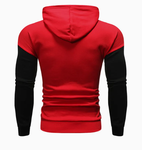 Sudadera con capucha deportiva con logotipo personalizado para hombre, ropa deportiva de secado rápido para gimnasio, Sudadera con capucha atlética, ropa deportiva de alta calidad, sudaderas con capucha de entrenamiento sin bolsillo - Product Image 2