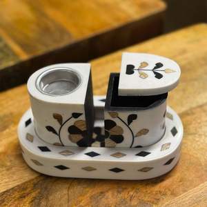 Base para Pastel de Concha de Capiz Hecha a Mano con Incrustaciones de Nácar, para Decoración de Ramadán y Eid, Venta al por Mayor de Fábrica - Product Image 4