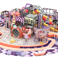 Aire de jeux intérieure de forme ronde pour enfants, divertissement familial, aire de jeux souple pour tout-petits