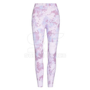 Mallas de yoga sin costuras para mujer, pantalones elásticos de cintura elástica para fitness y correr, mallas de yoga para mujer - Product Image 1