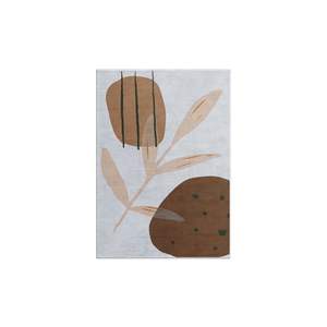 Tapis en polyester imprimé numérique doux motif feuille rose couloir carré rectangle moderne fabriqué à la machine pour chambre à coucher salon adolescent - Product Image 4