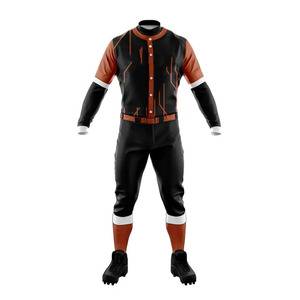 Vêtements de sport unisexes respirants 100 % polyester, nouvelle conception, couleur personnalisée, uniformes de baseball les plus vendus en gros, en promotion - Product Image 5