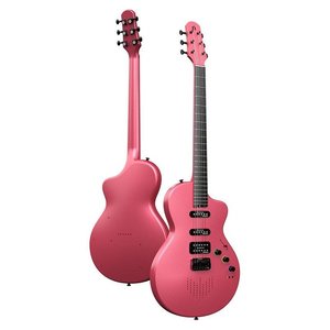 Guitarra Eléctrica Nebula en Color Rosa Melocotón, Modelo 103019 - Product Image 1