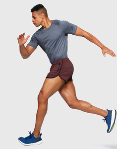 Pantalones cortos de correr de lana personalizados para hombre, cintura elástica, ajuste relajante, pantalones cortos informales con cordón, algodón, poliéster, costura interior, liso, en blanco - Product Image 5