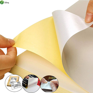 Lziheng Custom A4 80GSM Glossy Waterproof Self-Adhesive Sticker Paper Premium Adhesive Paper & Film