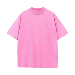 Vente en gros T-shirt personnalisé en coton délavé à l'acide T-shirt streetwear de haute qualité T-shirts vintage surdimensionnés pour hommes personnalisés - Product Image 6