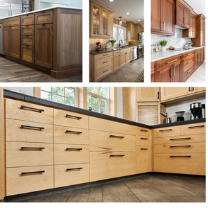 Portes d'armoires de cuisine en bois Portes d'armoires de cuisine en bois massif naturel pour le remodelage moderne Portes d'armoires de cuisine de remplacement - Product Image 6