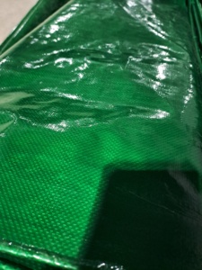ผ้าใบกันน้ำสีน้ำเงินพร้อมห่วงโลหะและหัวเข็มขัด สำหรับใช้งานกลางแจ้ง ทอธรรมดา น้ำหนักปานกลาง - Product Image 3