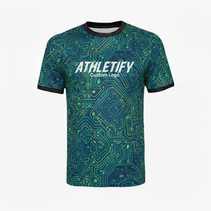 เสื้อฟุตบอลที่มีน้ำหนักเบาและเสื้อฟุตบอลผ้าระบายอากาศได้ดีเพื่อความสบายและประสิทธิภาพสูงสุดในสนาม - Product Image 1