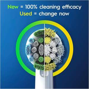 Clean <b>Toothbrush</b> with 2 Included <b>Batteries</b> Black-<b>Battery</b> <b>Toothbrushes</b> Head - Product Image 2