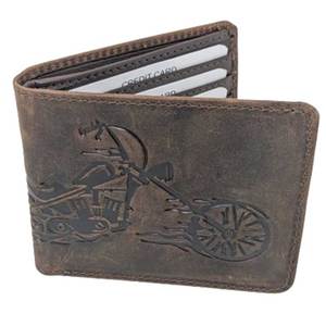 Portefeuille en cuir de qualité supérieure pour hommes Meilleur usage quotidien Porte-cartes multiples Design élégant Fermeture de couverture Compartiments Cartoon Portable - Product Image 3