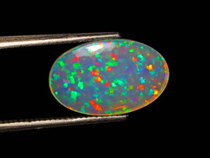 Ethiopian Opal Cabochon Gemstone - Welo Loose Opal Gems - Amazing Galaxy Fire Opal Stone-Pierre semi-précieuse naturelle pour elle - Product Image 3