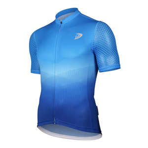Maillot de cyclisme antibactérien respirant imprimé par sublimation personnalisée à manches courtes pour homme - Product Image 1
