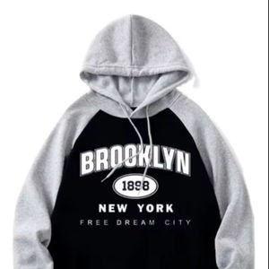 Sudadera con Capucha Personalizable para Hombre, Alta Calidad, 100% Algodón, Sin Forro, Estampada, Otoñal, Ecológica, de Secado Rápido, Dos Tonos, Corte Regular - Product Image 1