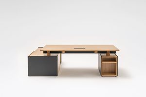 Bureau <span class=keywords><strong>de</strong></span> direction <span class=keywords><strong>avec</strong></span> rangement et <span class=keywords><strong>meuble</strong></span> <span class=keywords><strong>de</strong></span> rangement - Product Image 2