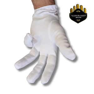 Gant en coton blanc avec manchette élastique, utilisation quatre saisons, durable et respirant pour la vie quotidienne - Product Image 3