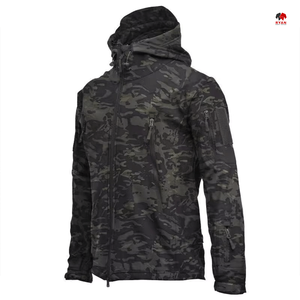 Veste softshell confortable au design personnalisé pour hommes, fermeture éclair écologique, tissu respirant avec logo personnalisé - Product Image 1