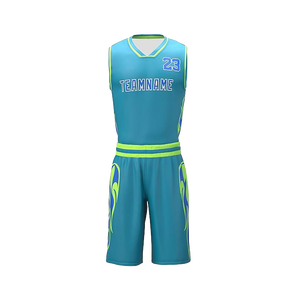 OEM Vente de gros Maillot de basket-ball personnalisé imprimé par sublimation Maillot de basket-ball de haute qualité - Product Image 5