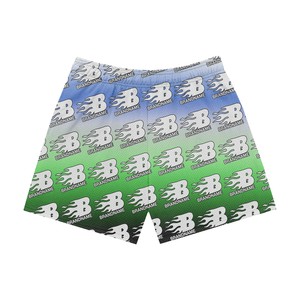 Short d'été en maille polyester de haute qualité, léger, avec logo de marque personnalisé et imprimé pour hommes. - Product Image 2