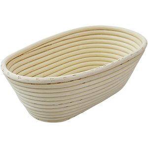 Panier à pâte en osier naturel vietnamien, écologique et durable, idéal pour le pain artisanal. - Product Image 1